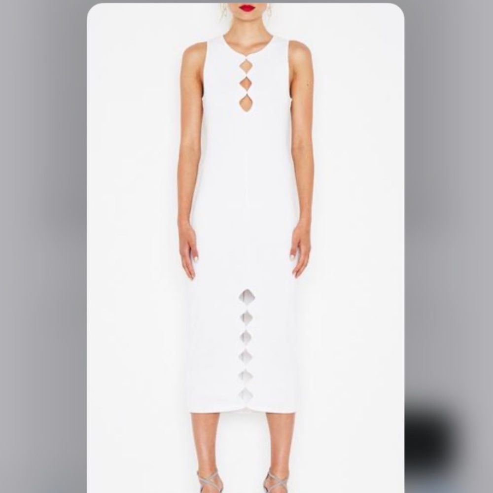 Alice McCall Make Me Like You Dress WHITE